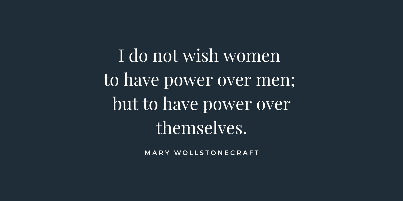Women Don’t Need Power Over Others—Just Power Over Themselves